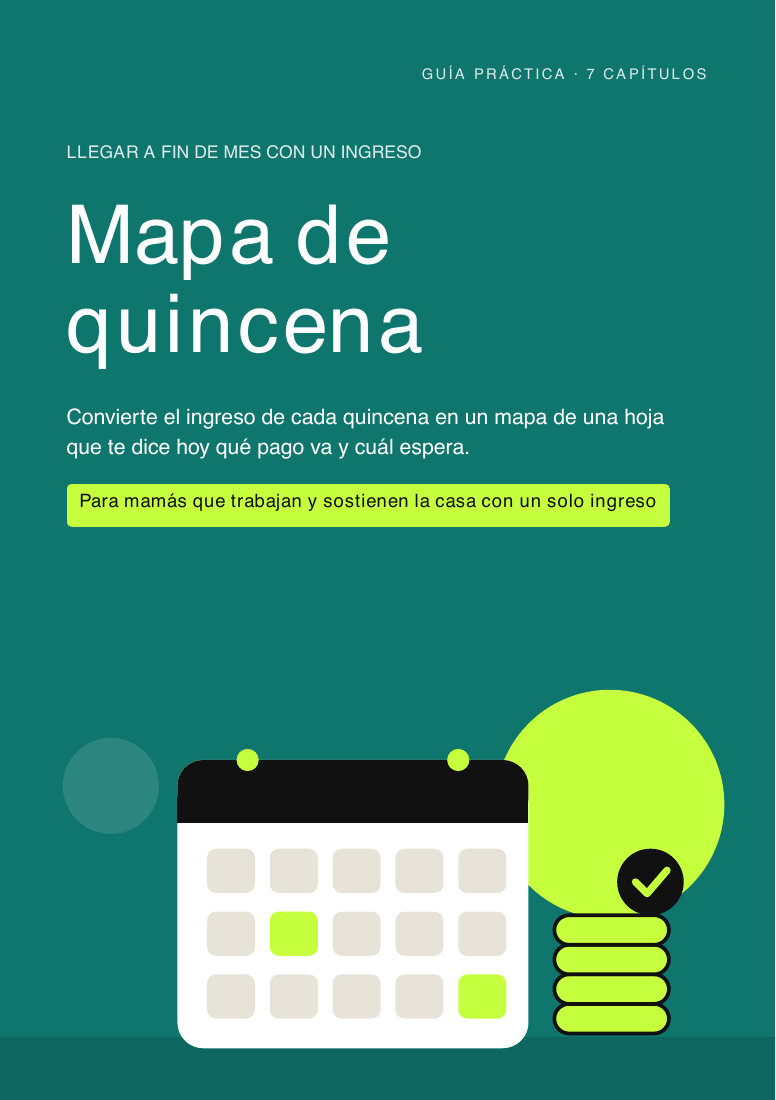 Portada del ebook Mapa de quincena generado en una prueba propia